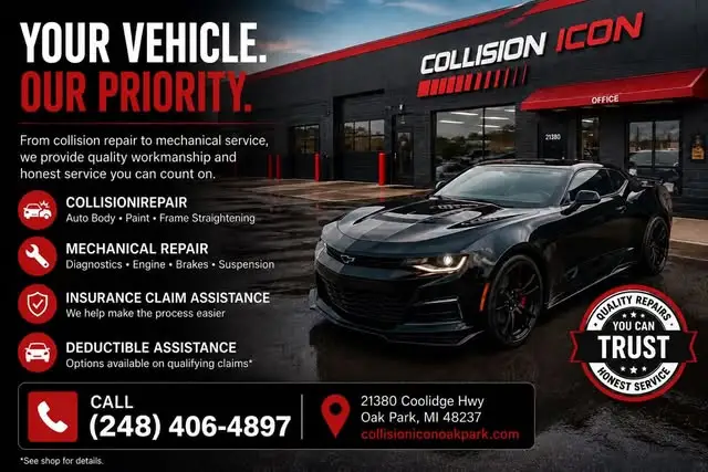Your vehicle, our priority: collision and mechanical repair