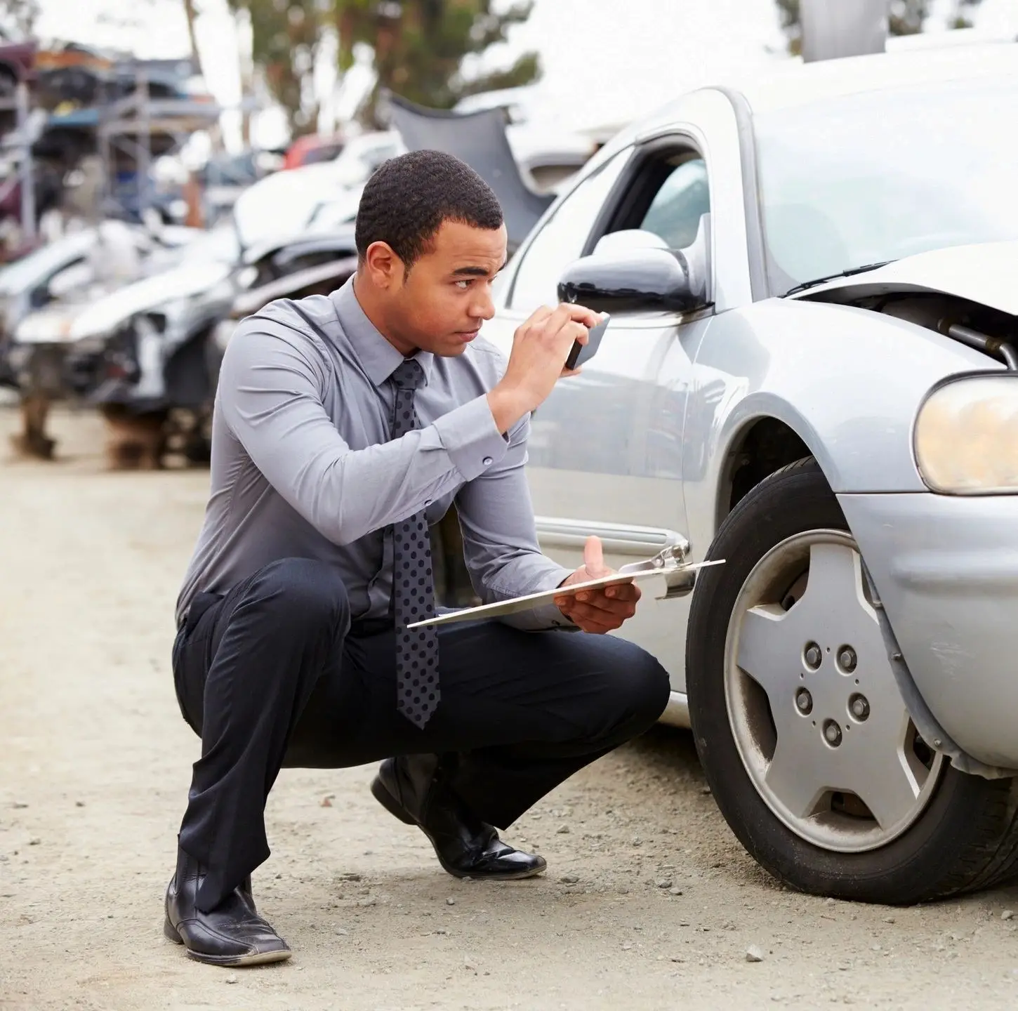 Inspecting vehicle damage